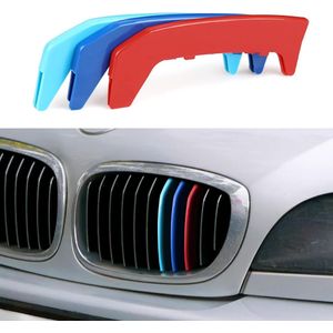 3 stuks frontgrill inzetstuk strips radiatorgrill sierlijst compatibel