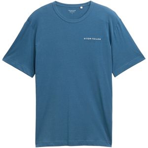 TOM TAILOR - Shirt - Blauw/Wit