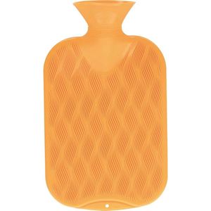Warmwaterkruik 2,0L in Golfkaro Design - Oranje