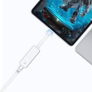 USB-C naar Ethernet-adapter - Gigabit snelheid, 10/100/1000 Mbps, Plug & Play - Draagbare netwerkoplossing