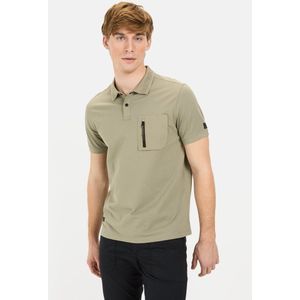 camel active - Korte Mouw Poloshirt - Groen - Verkoelend Effect
