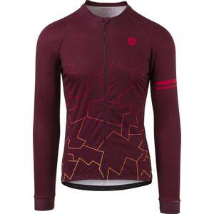 AGU Camo Outline Fietsshirt LS Trend - Heren - Maat M - Rood