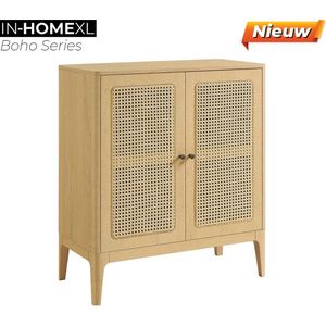 IN-HOMEXL - BOHO - Dressoir kasten - Sidetables - Opbergkast - Tv kast - Tv meubel - 40 x 80 x 90 cm