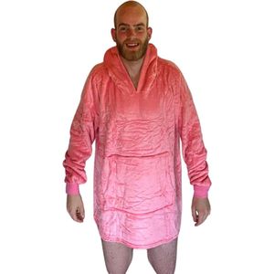 THUISTRUI - Warme trui - fleece deken - roze