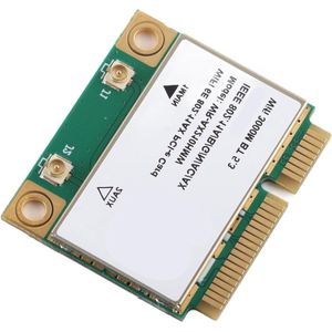 Mini PCIe WiFi-kaart Triple Band Gigabit Draadloze Netwerkkaart 2400Mbps MU-MIMO BT5.2 Wi-Fi 6E-adapter - WIN10-laptop .