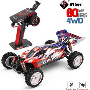 Wltoys 124008 Brushless Motor - Snelle RC Auto - RC Voertuig Volwassenen - Off Road Buggy - Radiografisch Bestuurbare Racewagen - RC Car