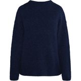 usha - Lynnea - Trui - Marine - Losse Pasvorm - Lange Mouw