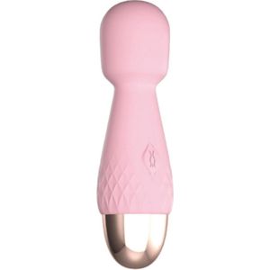 Mini Wand Vibrator - Roze - Huidvriendelijke siliconen - Damesdingetjes