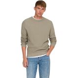 Only & Sons - ONSTONY - Gebreide Trui - Beige