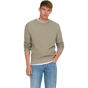 Only & Sons - ONSTONY - Gebreide Trui - Beige