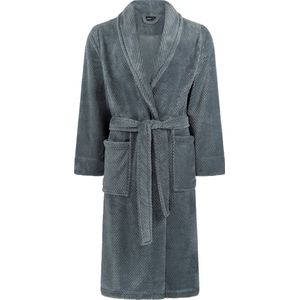 Linolux - Fleece Badjas - Steel Blue - Unisex