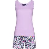 Rebelle dames shortama - Pink Panter - 48 - Lila