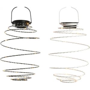 Solar lampion hanglamp ijzer - Lumineo - zwart of wit