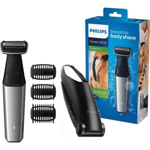Philips BODYGROOM Series 5000 BG5020/15 lichaamstondeuse Zwart, Grijs