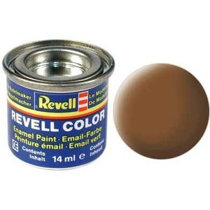 Revell verf voor modelbouw dark earth donkerbruin mat kleurnummer 82