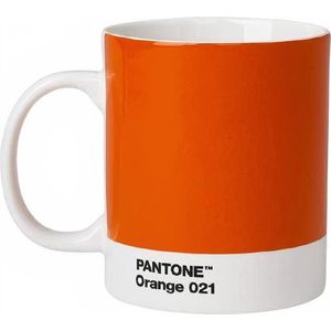 Pantone Koffiebeker - Bone China - 375 ml - Orange 021 C