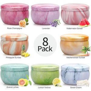 Geurkaarsen set - scented candles, aroma candles, candle gift set 8psc