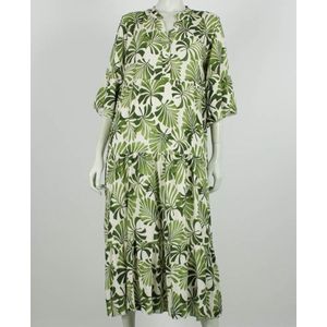 Jurk - Ancona - Army Green - One Size (Maat 38 t/m 44)