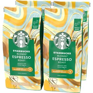 Starbucks Blonde Espresso Roast koffiebonen - 4 zakken à 450 gram