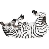Clayre & Eef Wijnrek Zebra 32x12x18 cm Zwart Kunststof Flessenrek