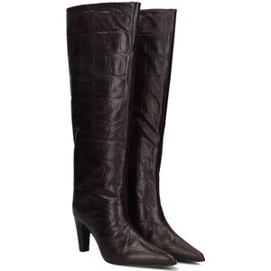 Bronx - Low-Jadey - Hoge Laarzen - Bruin - Krokoprint