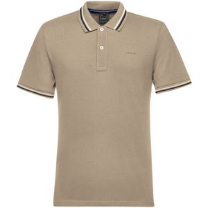 Geox Piquet 3 Korte Mouw Poloshirt Beige M Man