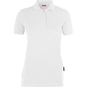 Women's Heavy Polo 'Performance' met korte mouwen White - 5XL