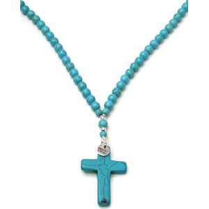 Heaven Eleven - Turquoise met kruis