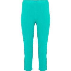 Yoek Cropped Slim Fit Legging DOLCE van Travelstof Turquoise