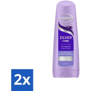 Andrélon – Conditioner – Zilver Care – 200 ml - Voordeelverpakking - 2 stuks