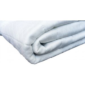 ( LET OP HOES / TIJK ) - topper-topdekmatras-Hoes-Tijk-Met Rits - Comfort - Anti Allergie - 150x200 - Dikte 6 t/m 8 cm ( LET OP HOES - TIJK )