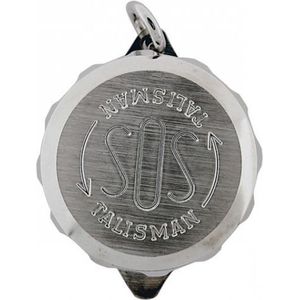 Zilveren SOS Talisman ketting hanger - zonder ketting