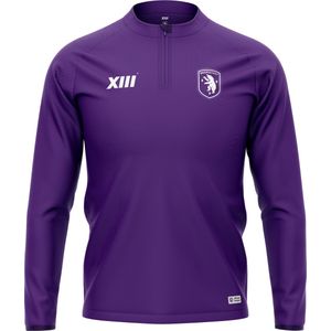 Beerschot kids sweater met korte rits maat 140 (9 a 10 jaar)