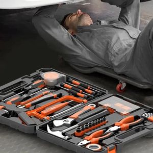 Gereedschapskist - Gereedschap Set - Gereedschap Koffer - Koffer - Gevuld - 20 Stuks - Zwart