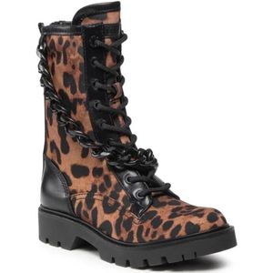 GUESS RIPLEE Damesenkelboots Leopardprint Platform, Maat 36