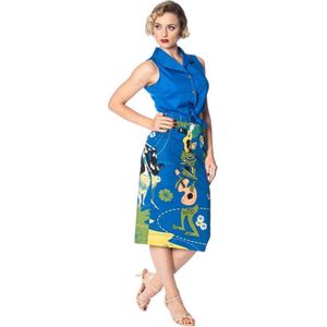 Dancing Days - TIKI NIGHTS FRONT Mouwloze top - XL - Blauw