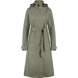 AGU Trench Coat Long Regenjas Urban Outdoor Dames - Groen - L