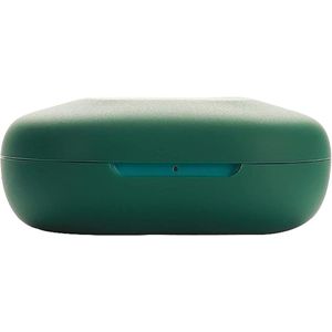 Cilicone hoes compatibel met draadloze oortjes, ultradunne zachte hoes, slim fit, anti-val, legergroen - Duurzame bescherming voor oortjes.