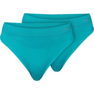 Underun Vrouwen String Duo Pack Turquoise/Turquoise - Hardloopondergoed - Sportondergoed - M