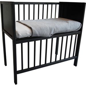 Colorfull Home Wieg - Co-sleeper - Bedside - Gesloten - 40x80 cm - Zwart