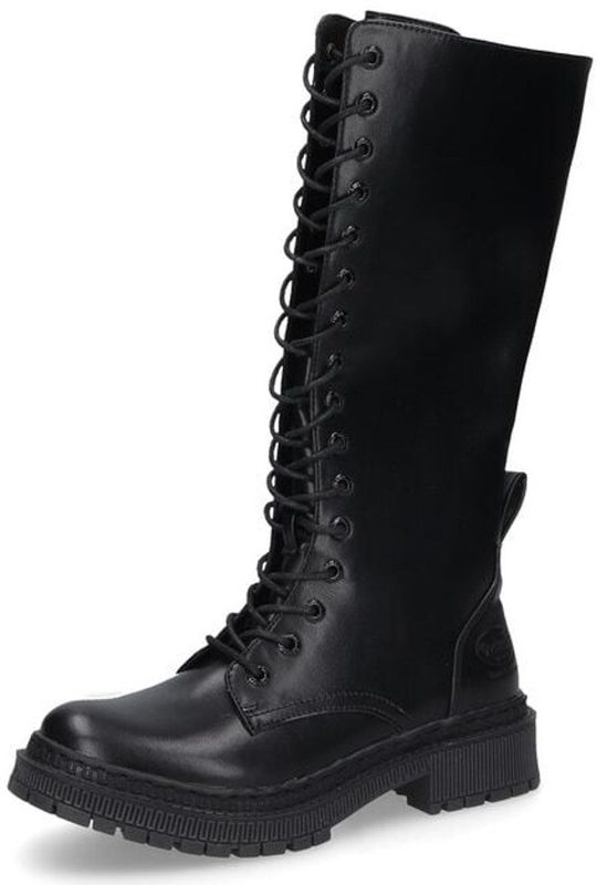 Dockers - Veterlaarzen - Zwart - Imitatieleder