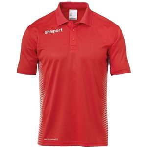 Uhlsport Score Polo Shirt Rood-Wit Maat 3XL