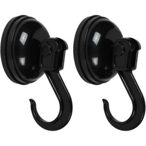 Ophanghaak - Extra Sterk - Zuignap Met Haak - 35MM - 2kg Draagkracht - 6 Stuks
