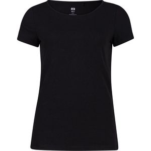 WE Fashion Dames T-shirt van biologisch katoen - Maat L