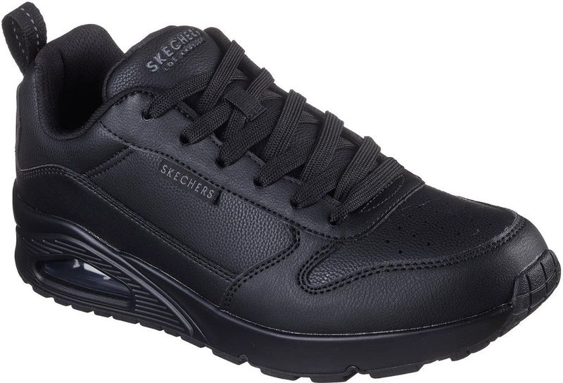 Skechers Heren Street UNO Alder Sneakers 183012 BBK Zwart