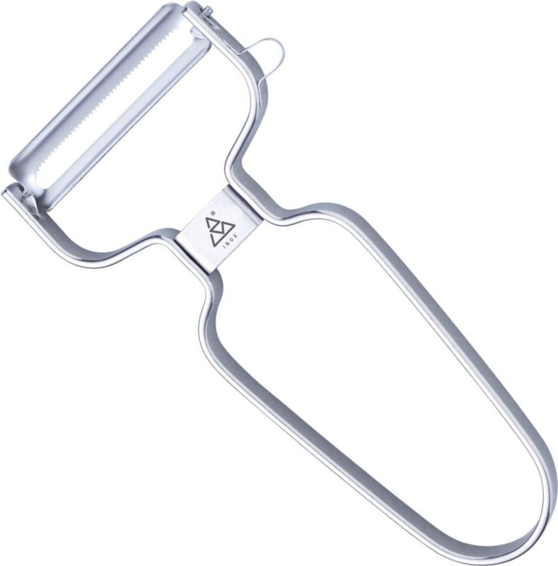 Triangle Professionele Dunschiller 90 mm - Roestvrij Staal met Kartelmes - Vaatwasserbestendig