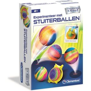 Clementoni Wetenschap & Spel - Experimenteer met Stuiterballen - Zelf Stuiterballen Maken - Experimenteerdoos - 8+ Jaar