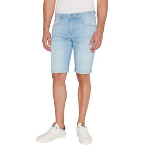 Pepe Jeans Heren Short Broeken STRAIGHT SHORT regular/straight Fit Blauw Volwassenen