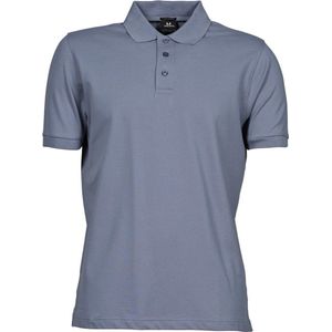 Tee Jays Heren Luxe Stretch Short Sleeve Polo Shirt (Vuursteen)