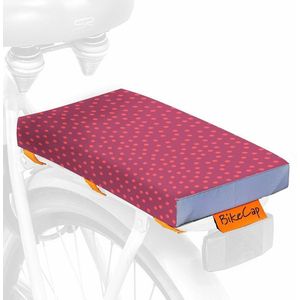 Fietskussen Cerise Dotty